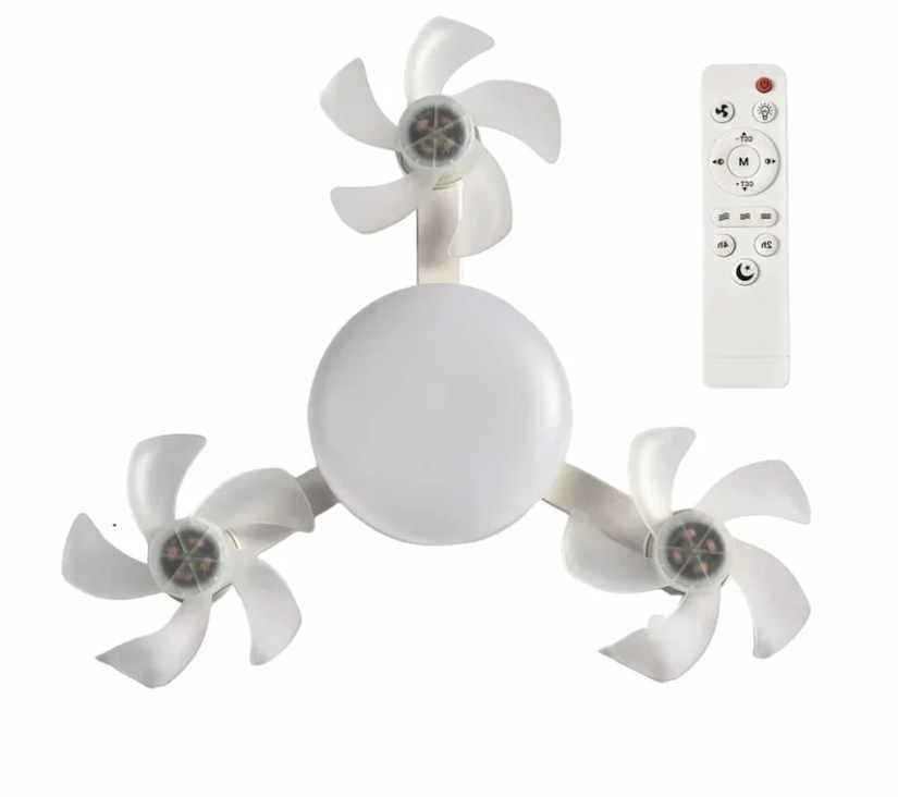 Nowy wentylator sufitowy z lampą na gniazdo E27