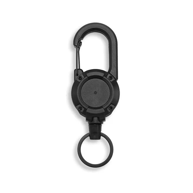 Retractable Karabiner with Steel Cable