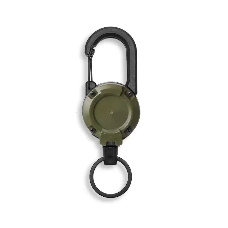 Retractable Karabiner with Steel Cable