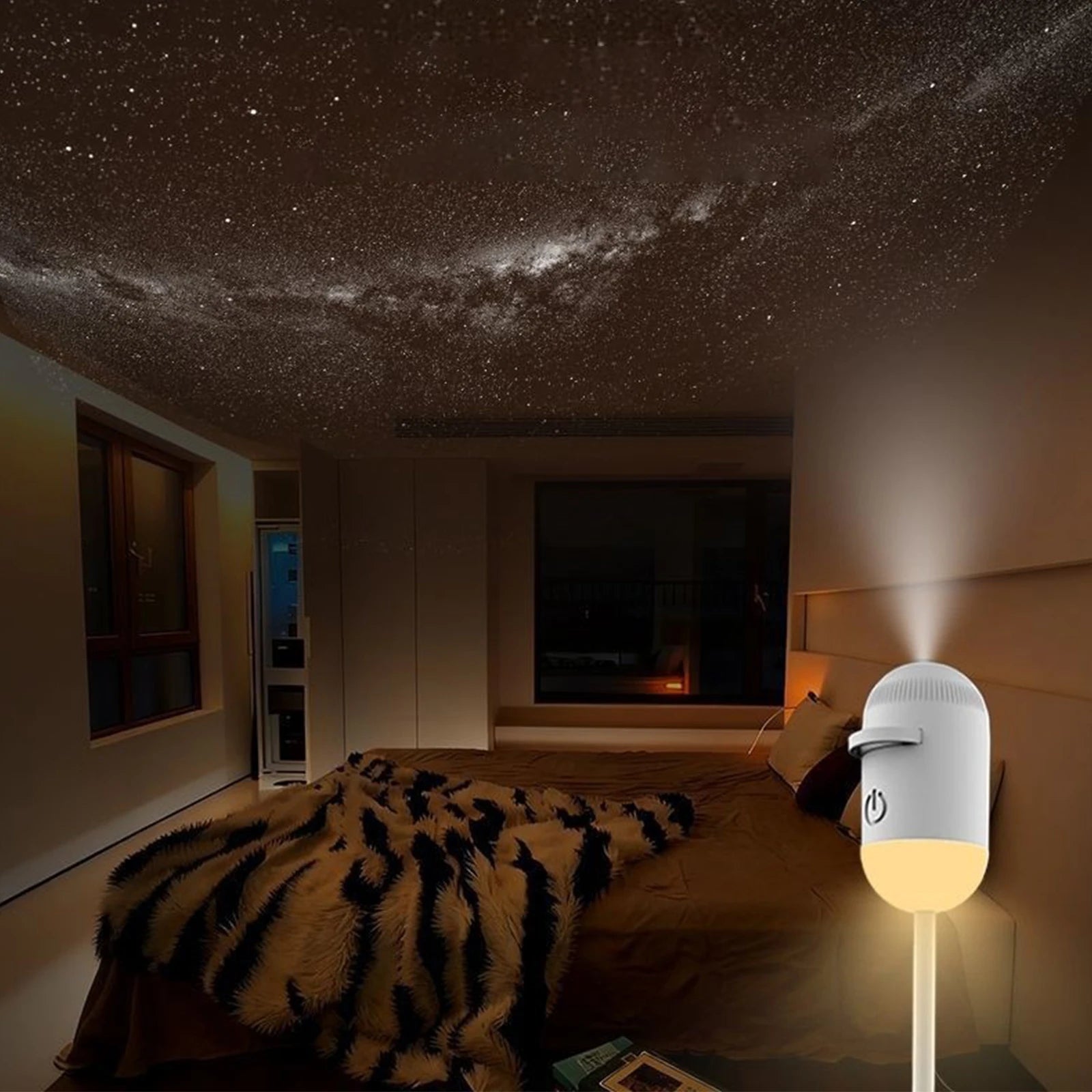 Mini Projektor Gwiazd Galaktyka LED Lampka