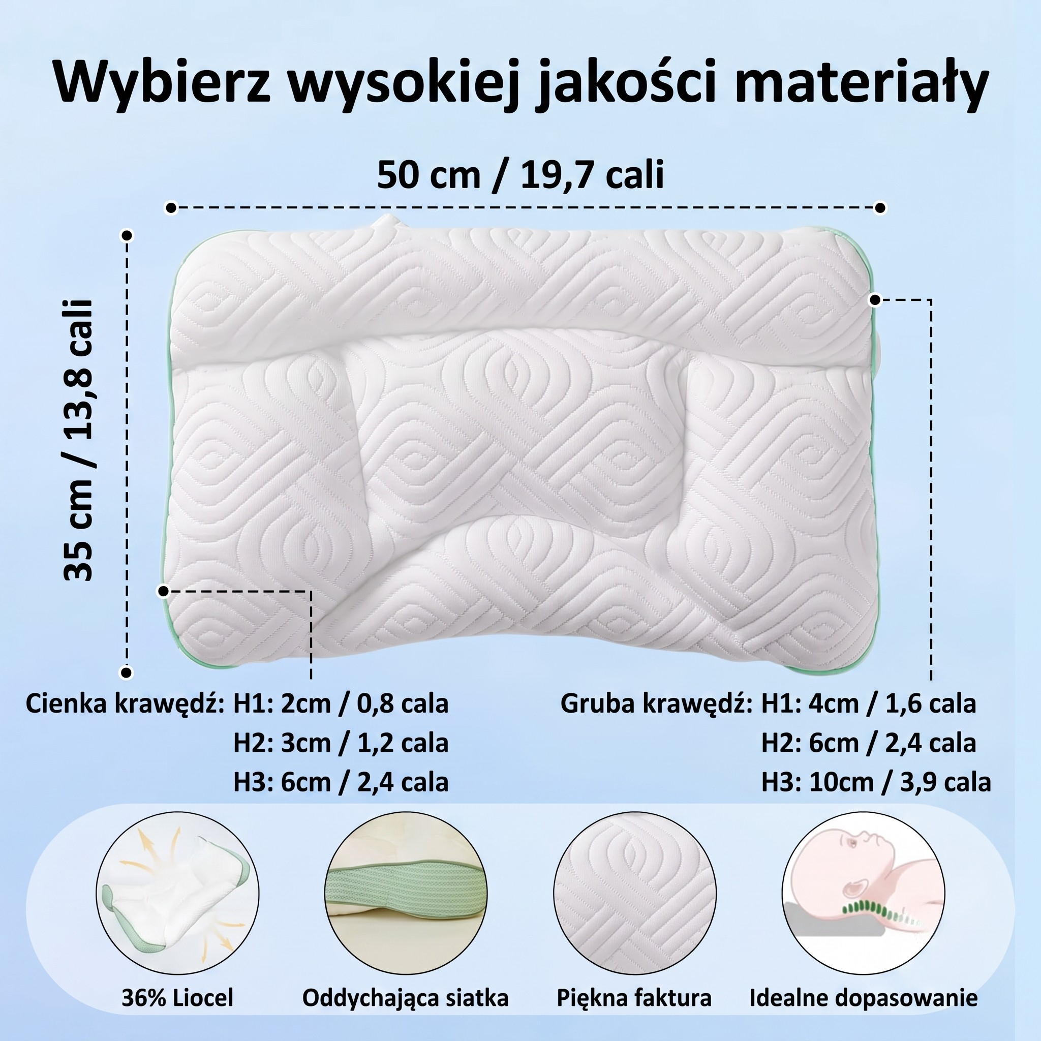 Luvizora™ Ergonomic Pillow for Children - Support for Proper Posture